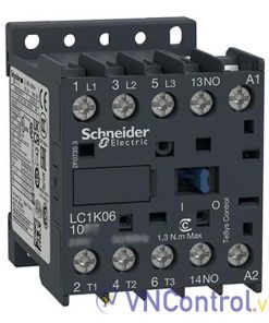 Công tắc tơ 3 pha SCHNEIDER LC1K0610J7 12VAC 6A 2.2kW 1NO