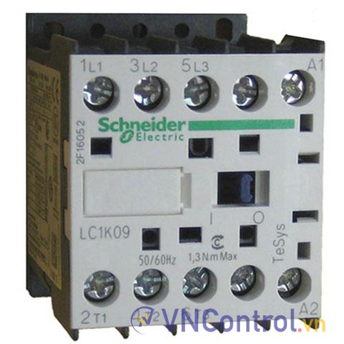 Công tắc tơ 3 pha SCHNEIDER LC1K09013E5 48VAC 9A 4kW 1NC