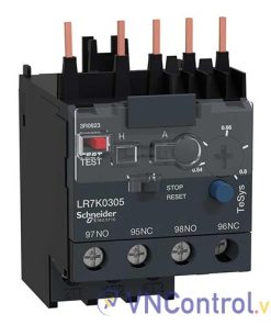 Rơ le nhiệt TeSys K  SCHNEIDER LR7K0305