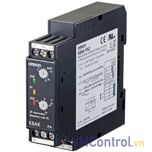 Rơ le bảo vệ mất pha OMRON K8AK-PA2