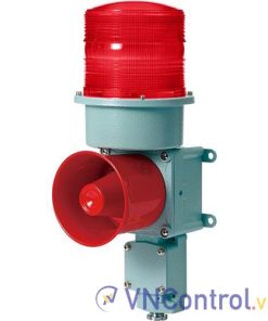 Đèn cảnh báo cho công nghiệp nặng/tàu thủy QLIGHT SDL-WA-110-R 110VAC D150 còi đa âm màu đỏ