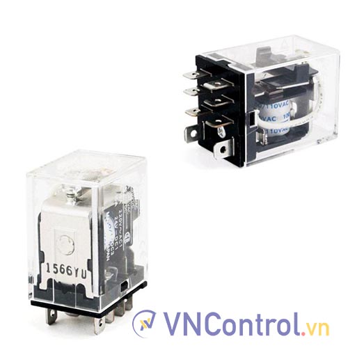 Rơ le công suất OMRON LY2F AC220/240 BY OMI 8 chân dẹt 10A