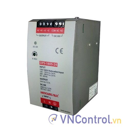 Bộ nguồn Hanyoung DPS-180S-24 180W 24VDC