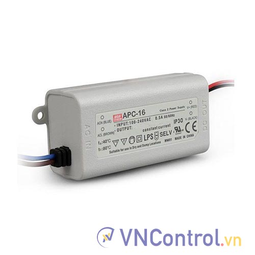 Bộ nguồn LED Meanwell APC-16-700 (16W 24V 700mA)