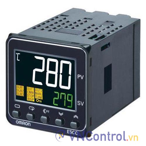 Bộ điều khiển nhiệt độ OMRON E5CC-QX3D5M-005 OMI 24VAC/DC, 48x48mm
