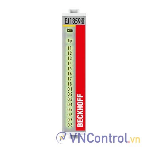 EJ1859 | EtherCAT plug-in module, 8-channel digital input + 8-channel digital output, 24 V DC, 3 ms, 0.5 A