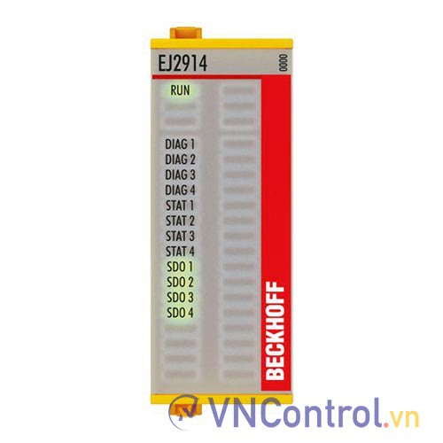 EJ2914 | EtherCAT plug-in module, 4-channel digital output, 24 V DC, 0.5 A, TwinSAFE, TwinSAFE Logic