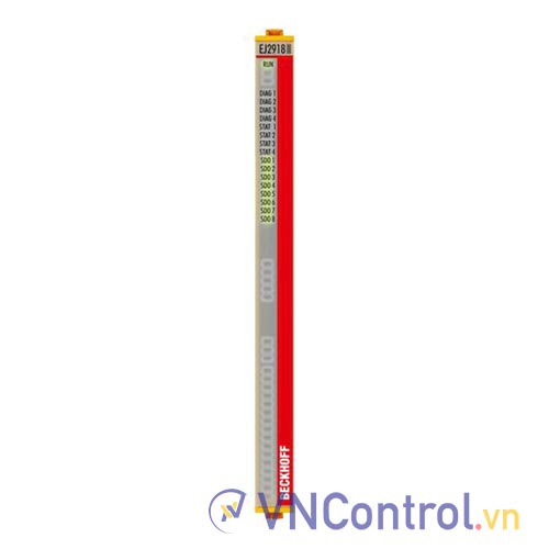 EJ2918 | EtherCAT plug-in module, 8-channel digital output, 24 V DC, 0.5 A, TwinSAFE, TwinSAFE Logic