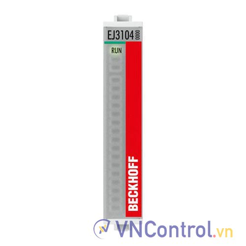 EJ3104 | EtherCAT plug-in module, 4-channel analog input, voltage, ±10 V, 16 bit, differential