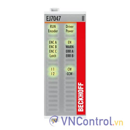 EJ7047 | EtherCAT plug-in module, 1-channel motion interface, stepper motor, 48 V DC, 5 A, vector control, with incremental encoder