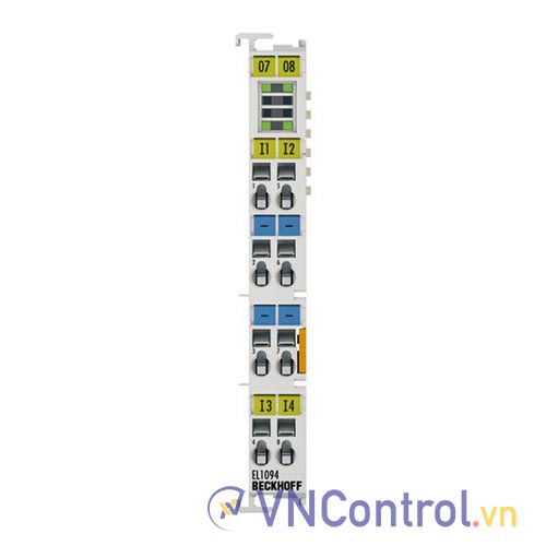 EL1094 | EtherCAT Terminal, 4-channel digital input, 24 V DC, 10 µs, ground switching