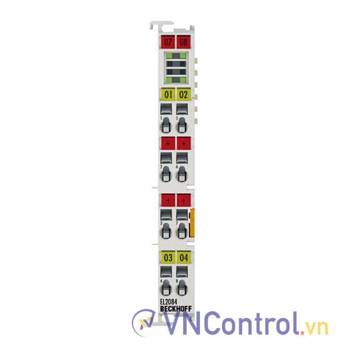 EL2084 | EtherCAT Terminal, 4-channel digital output, 24 V DC, 0.5 A, ground switching