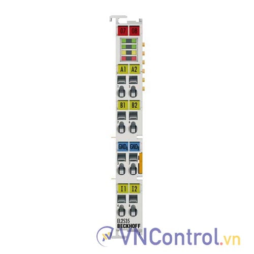 EL2535-0002 | EtherCAT Terminal, 2-channel PWM output, 24 V DC, 2 A, current-controlled