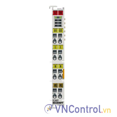 EL2602 | EtherCAT Terminal, 2-channel relay output, 230 V AC, 30 V DC, 5 A