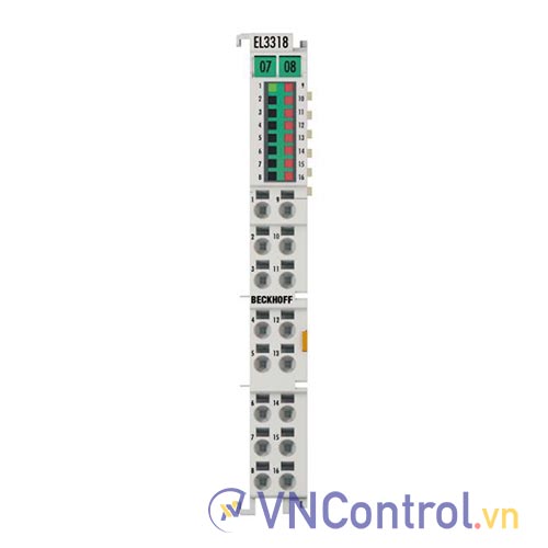 EL3318 | EtherCAT Terminal, 8-channel analog input, temperature, thermocouple, 16 bit