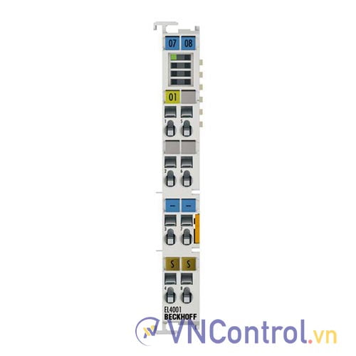 EL4001 | EtherCAT Terminal, 1-channel analog output, voltage, 0…10 V, 12 bit