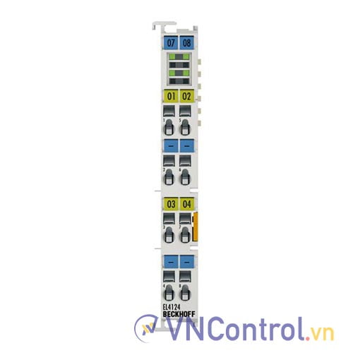 EL4124 | EtherCAT Terminal, 4-channel analog output, current, 4…20 mA, 16 bit