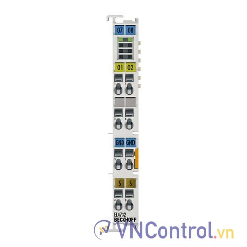 EL4732 | EtherCAT Terminal, 2-channel analog output, voltage, ±10 V, 16 bit, oversampling