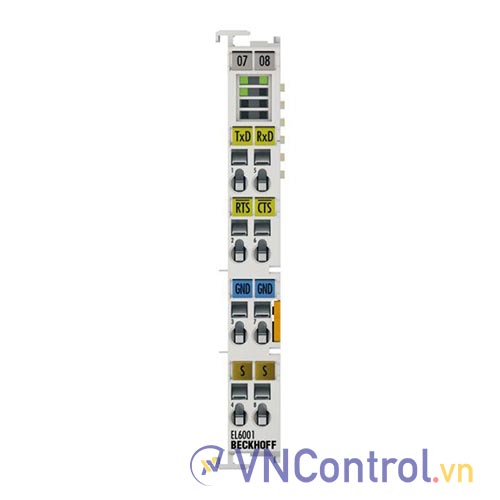 EL6001 | EtherCAT Terminal, 1-channel communication interface, serial, RS232