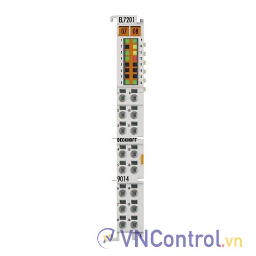 EL7201-9014 | EtherCAT Terminal, 1-channel motion interface, servo motor, 48 V DC, 2.8 A, OCT, suitable for STO applications