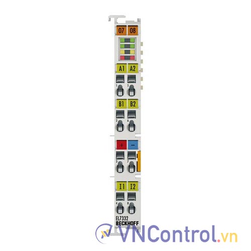 EL7332 | EtherCAT Terminal, 2-channel motion interface, DC motor, 24 V DC, 1 A