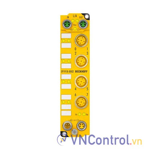 EP1918-0002 | EtherCAT Box, 8-channel digital input, 24 V DC, M12, TwinSAFE, TwinSAFE Logic