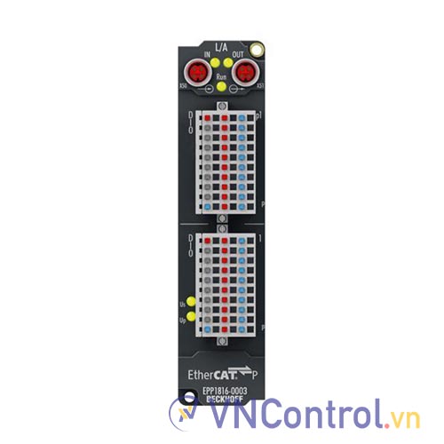 EPP1816-0003 | EtherCAT P Box, 16-channel digital input, 24 V DC, 10 µs, IP 20 connector