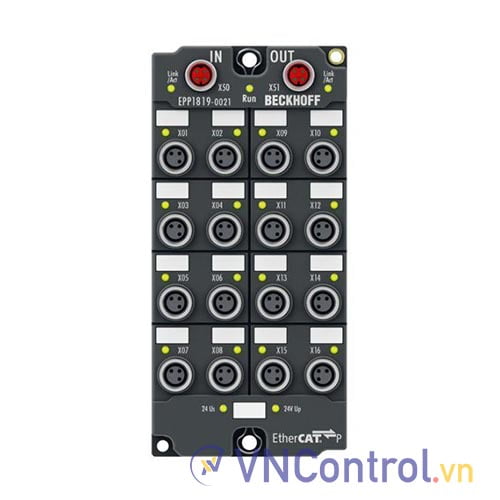 EPP1819-0021 | EtherCAT P Box, 16-channel digital input, 24 V DC, 10 µs, M8