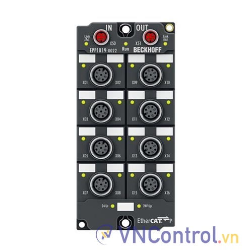 EPP1819-0022 | EtherCAT P Box, 16-channel digital input, 24 V DC, 10 µs, M12