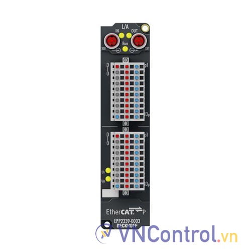 EPP2339-0003 | EtherCAT P Box, 16-channel digital combi, 24 V DC, 3 ms, 0.5 A, IP 20 connector