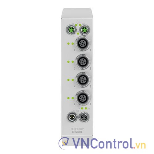 EQ1008-0002 | EtherCAT Box, 8-channel digital input, 24 V DC, 3 ms, M12, stainless steel