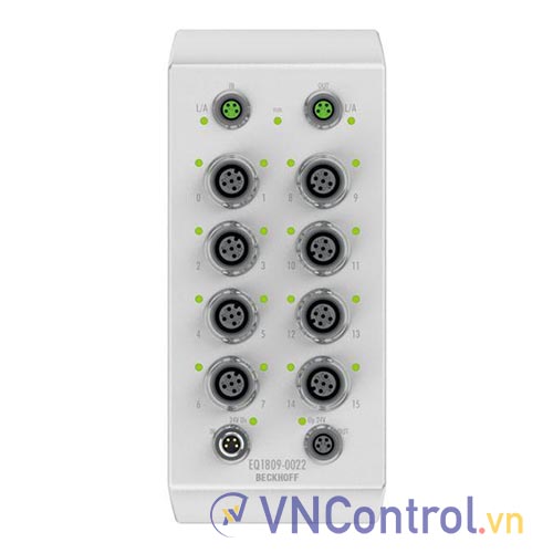 EQ1809-0022 | EtherCAT Box, 16-channel digital input, 24 V DC, 3 ms, M12, stainless steel