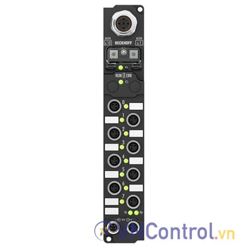 IP2301-B730 | Fieldbus Box, 4-channel digital input + 4-channel digital output, Modbus, 24 V DC, 3 ms, 0.5 A, M8