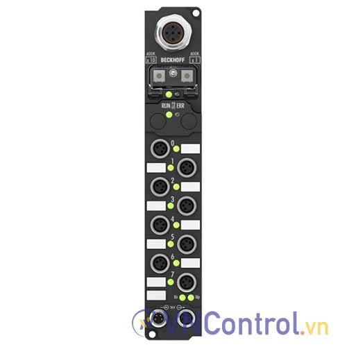 IP2401-B730 | Fieldbus Box, 8-channel digital input + 8-channel digital output, Modbus, 24 V DC, 3 ms, 0.5 A, M8