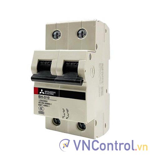 MCB Mitsubishi BH-D10 2P 6A 10kA C N