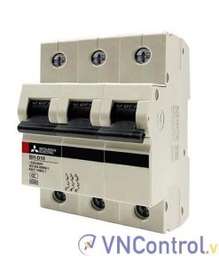 MCB Mitsubishi BH-D10 3P 63A 10kA C N