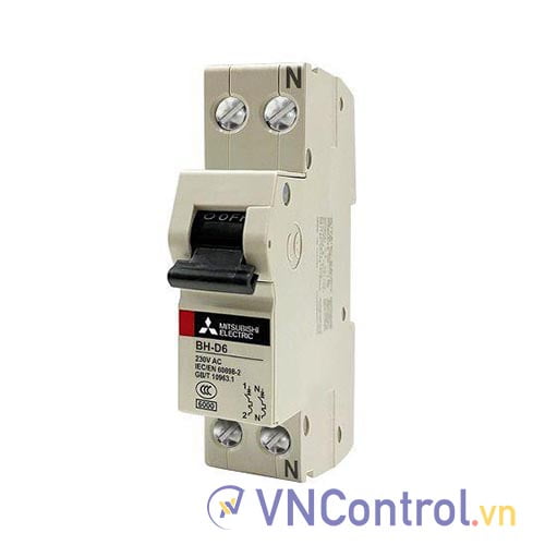 MCB Mitsubishi BH-D6 1PN 16A 6kA C N