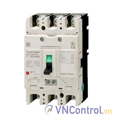 MCCB chỉnh dòng Mitsubishi NF125-SEV 3P 63-125A 36kA