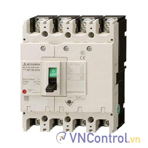 MCCB chỉnh dòng Mitsubishi NF125-SGV 4P 45-63A 36kA