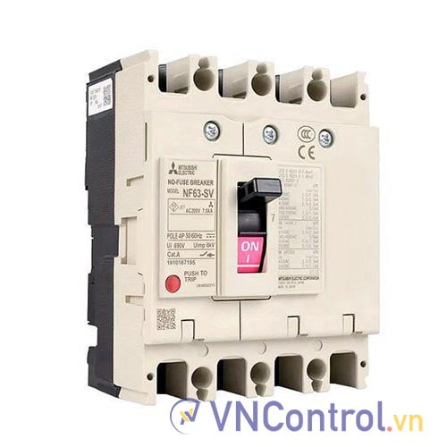 MCCB Mitsubishi NF63-SV 4P 50A 7.5kA