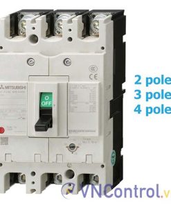 Aptomat chỉnh dòng MITSUBISHI NF160-HGV 2P 125-160A 100KA .