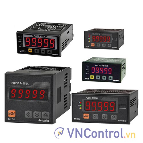 Đồng hồ đo xung loại hiển thị số, hiệu suất cao AUTONICS MP5W-21