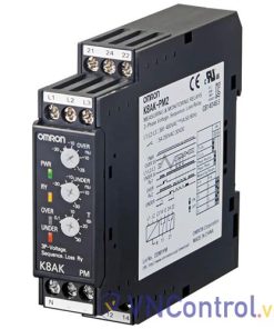 Rơ le bảo vệ pha và điện áp 3 pha OMRON K8AK-PM2
